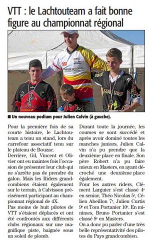 bon resultat sur le 4x de calvisson