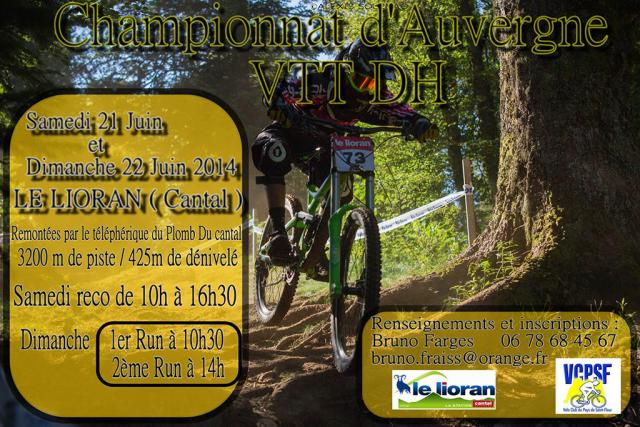 Championnat d'Auvergne vtt DH